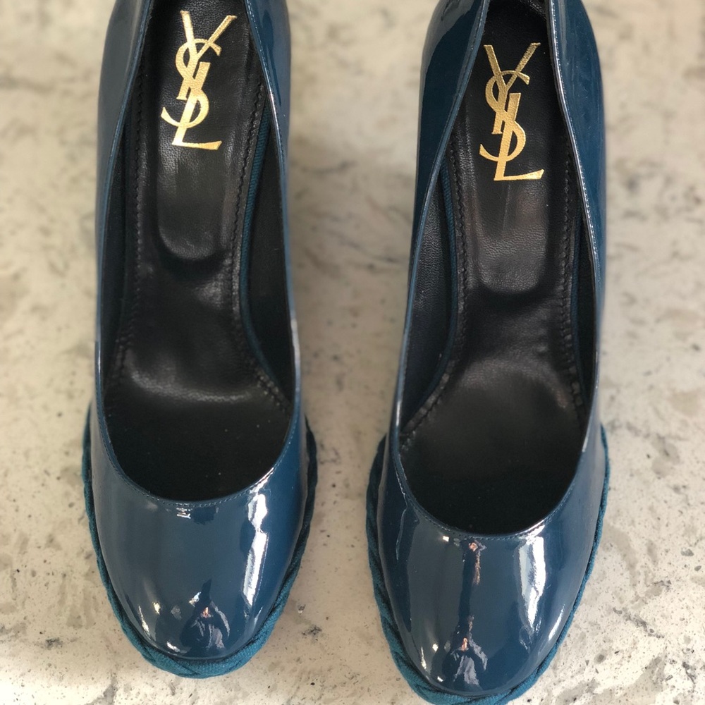 YSL wedges size 39, runs small. - Picture 2 of 5